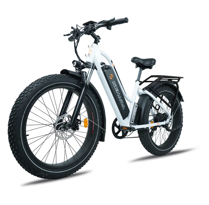 Senada - Herald - Plus 26" Step Thru All Terrain Fat Tire E-Bike (UL Certified) (1000W 48V 21AH)