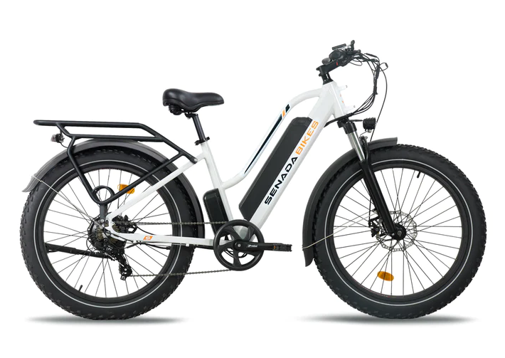 Senada - Herald - Plus 26" Step Thru All Terrain Fat Tire E-Bike (UL Certified) (1000W 48V 21AH)