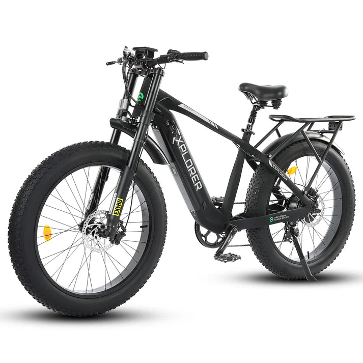 Ecotric - Explorer - Fat Tire E-Bike with Rear Rack, 26 inches 48V