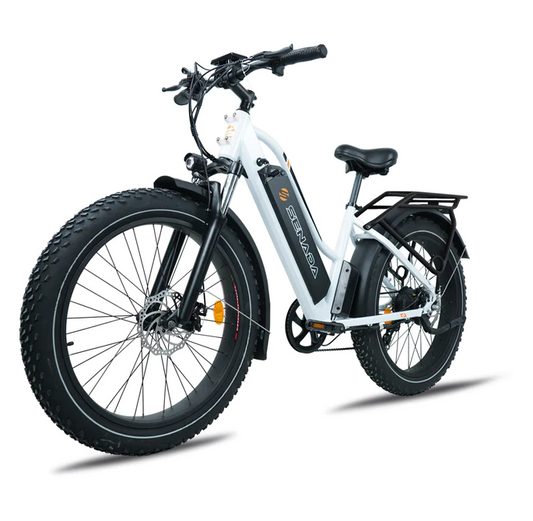 Senada - Herald 26" Step Thru All Terrain Fat Tire E-Bike (UL Certified) (1000W 48V 21AH)